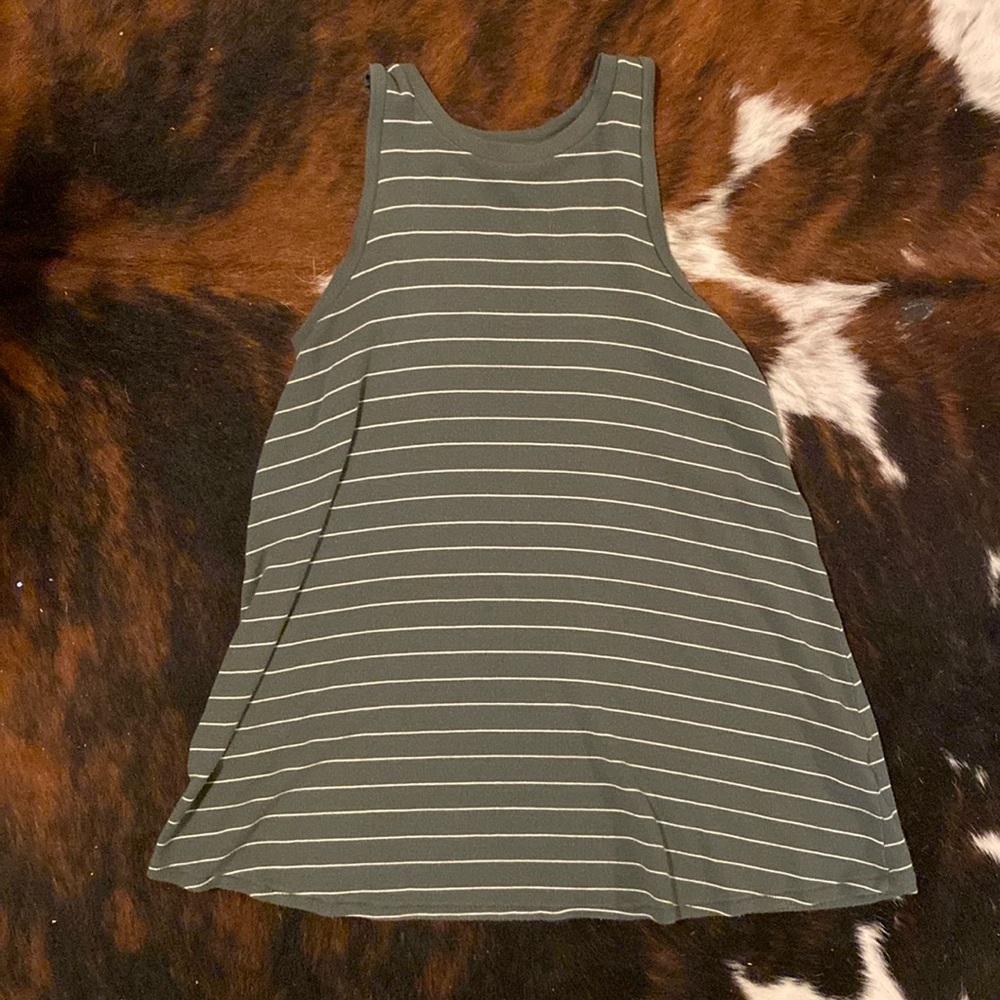 Olive green maternity tank top